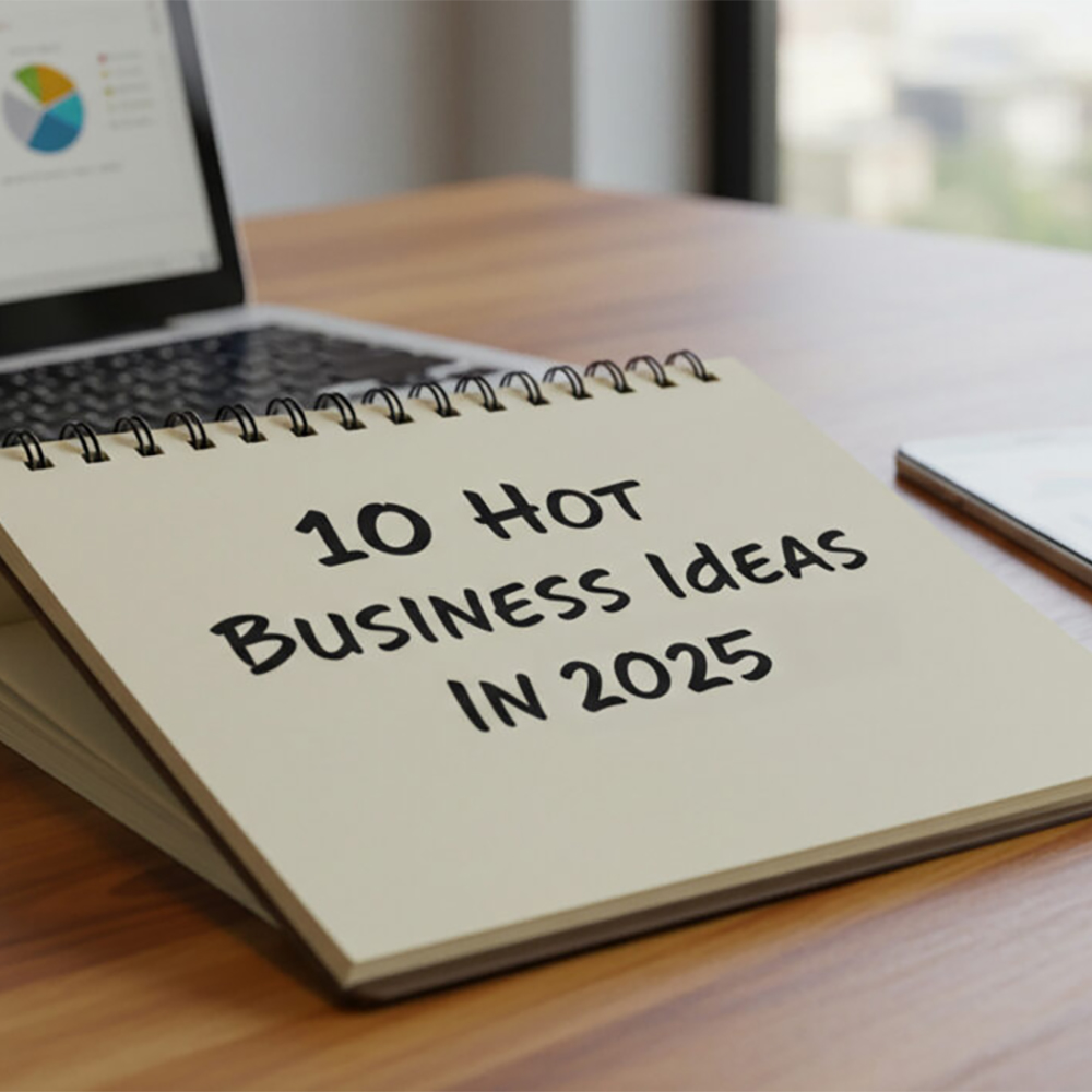 10 أفكار تجارية رائجة في عام 2025