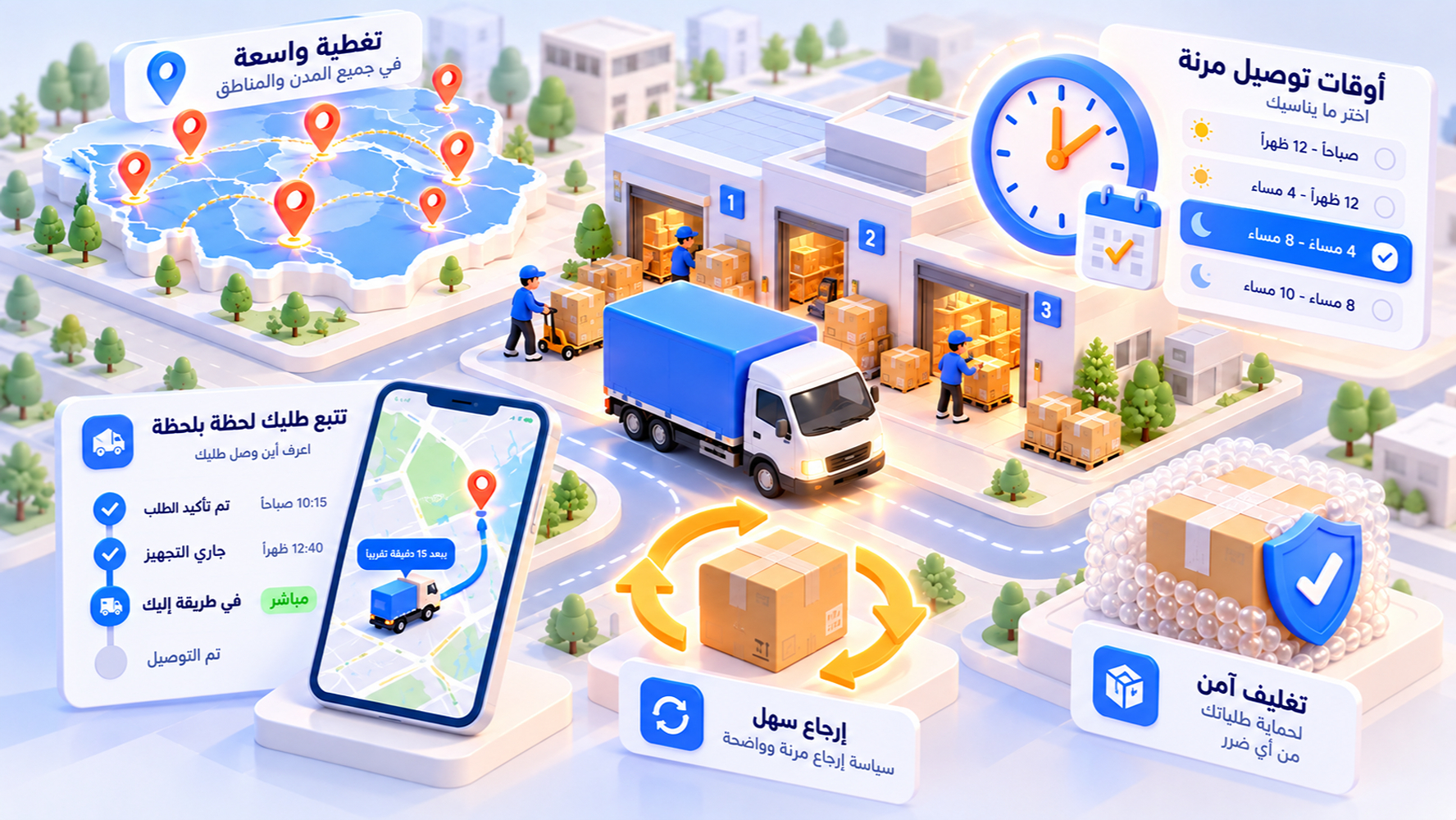 اختيار شركة التوصيل المناسبة لمتجرك: من التكلفة إلى سرعة التوصيل